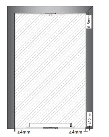 Central Axis Pivot Glass Doors (PVT62C17C)