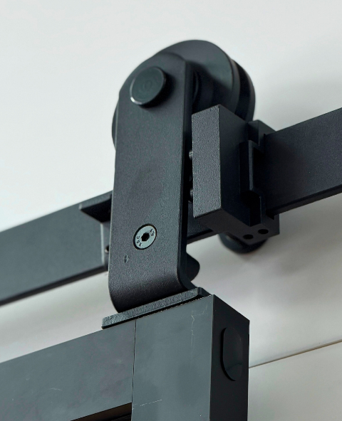 Clear Glass Bifold Barn Door (BDSBF17C)