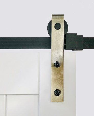 Antique Brass Side Mount (B02-Brass) With black rail