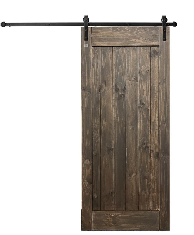 Painted Plank Barn Door (BD001Grey)