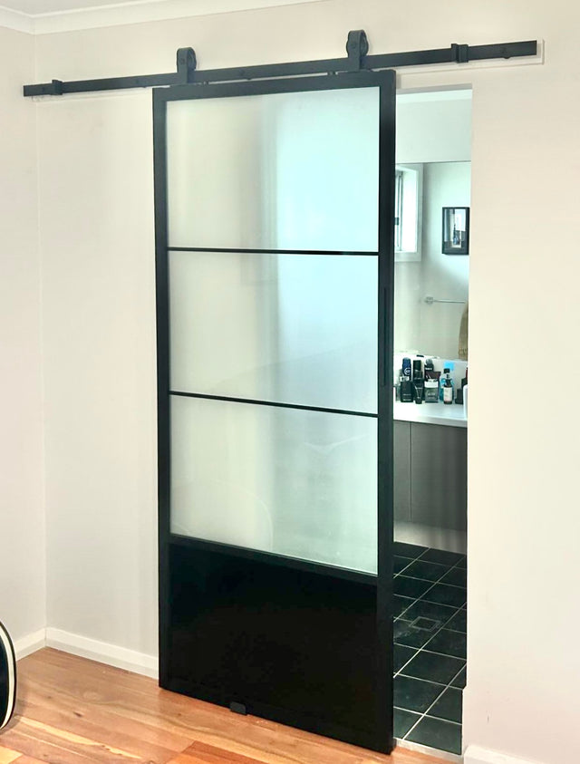 Translucent Glass French Barn Door(BDS12F)