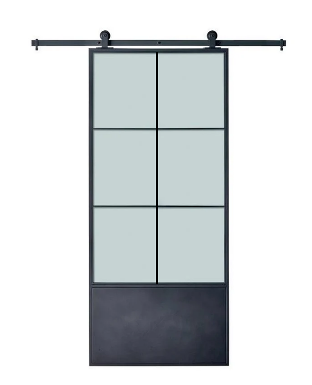 Translucent Glass French Barn Door(BDS13F)