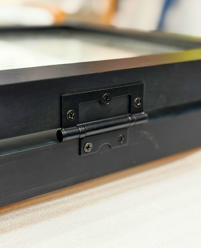 Clear Glass Bifold Barn Door (BDSBF17C)