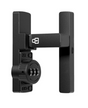 Simple Installation Matte Black Door Lock 90 Degree Sliding Door Latch (DL06PW)