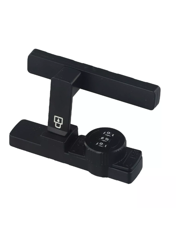 Simple Installation Matte Black Door Lock 90 Degree Sliding Door Latch(DL06PW)