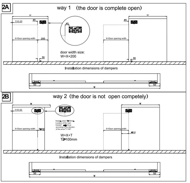 Invisible Door System for wooden doors (FLOET)
