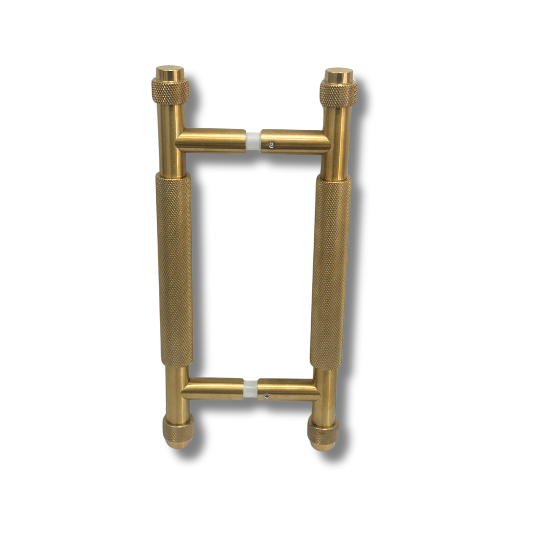Luxury Double Door Handle Brass Color HB35G