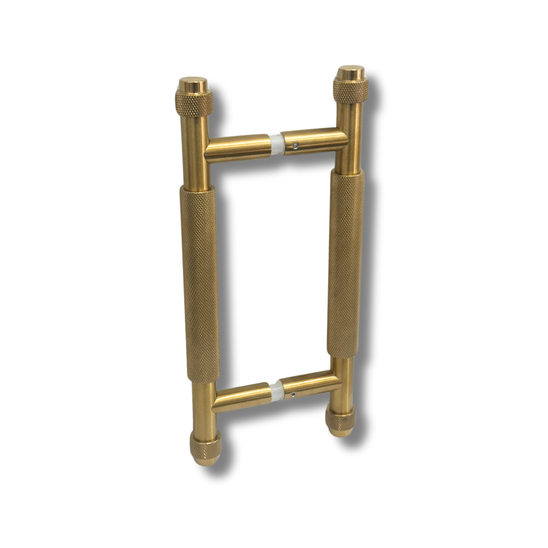 Luxury Double Door Handle Brass Color HB35G