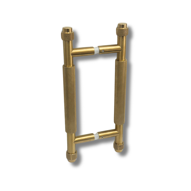 Luxury Double Door Handle Brass Color HB35G