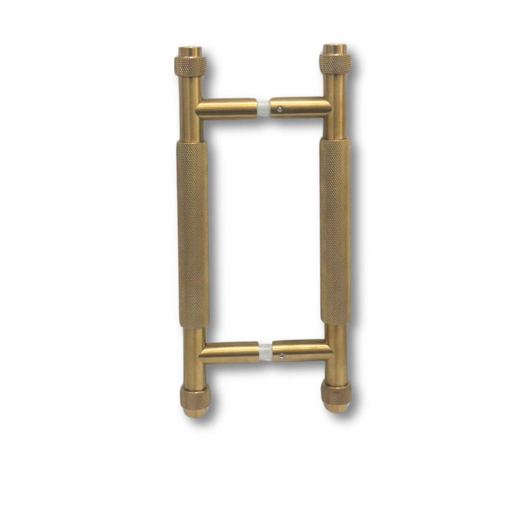 Luxury Double Door Handle Brass Color HB35G