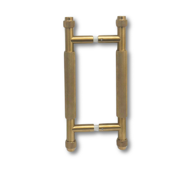 Luxury Double Door Handle Brass Color HB35G