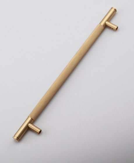 Brass Knurled Door Handle (KHG-450S)