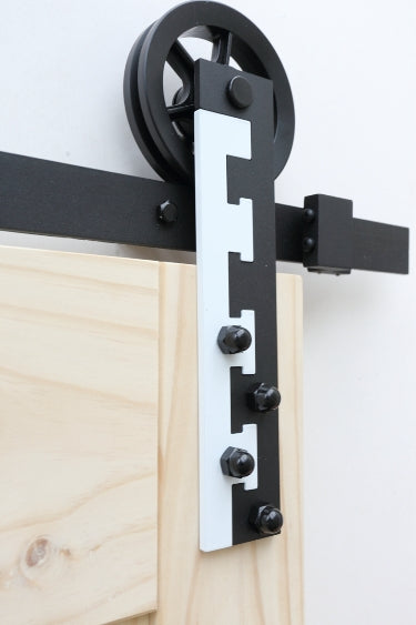 Large Side Mount White& Black B09W