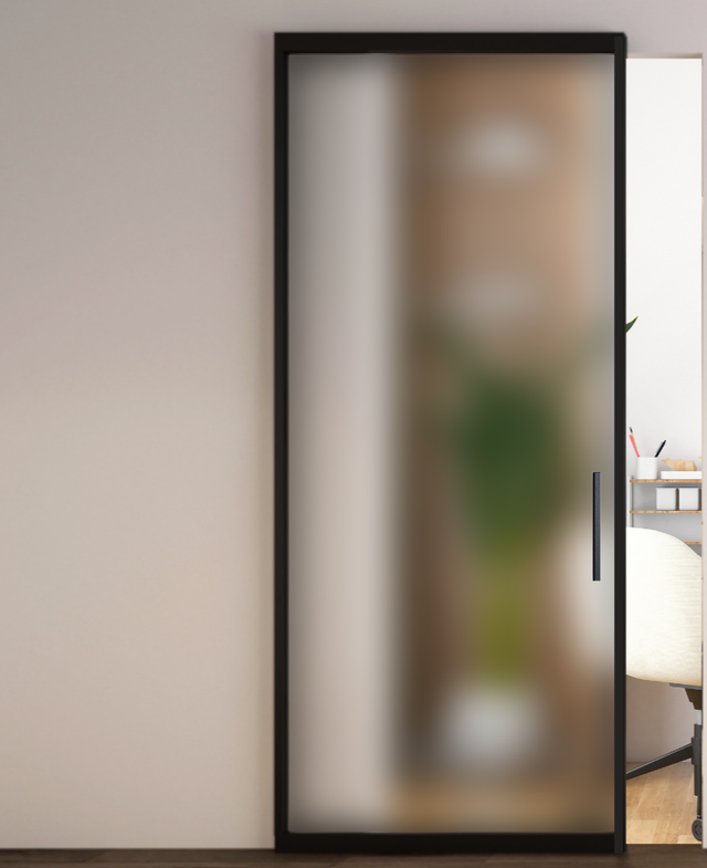 Concealed Glass Doors Frosted Glass (MGD10F)