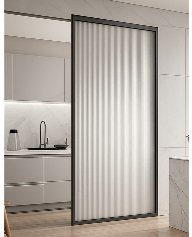 Concealed Glass Doors Reeded Glass (MGD10R)