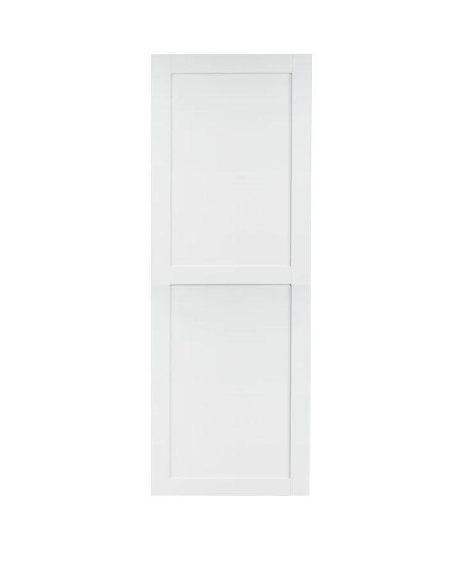 Internal Barn Doors 2P Shaker Prime BDRD02A