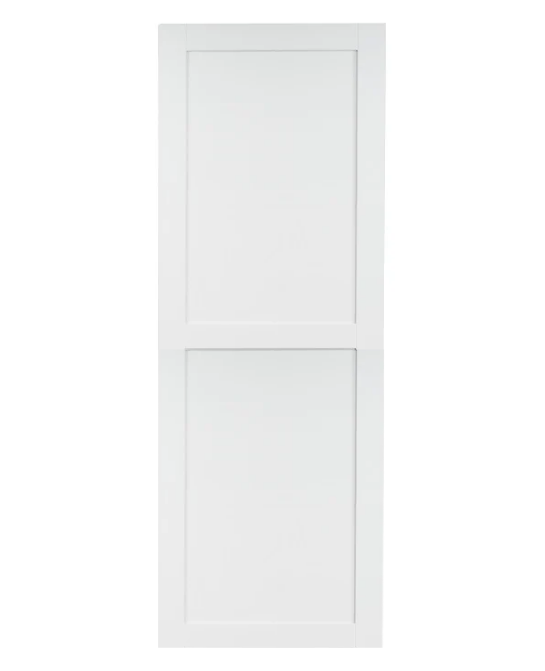 Internal Barn Doors 2P Shaker Prime BDRD02A