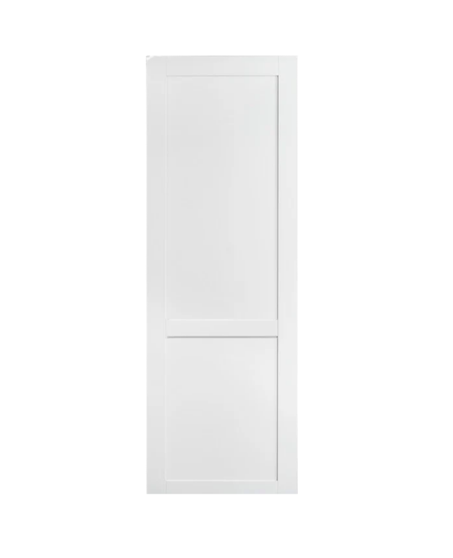Internal Barn Doors 2P Shaker Prime BDRD02B