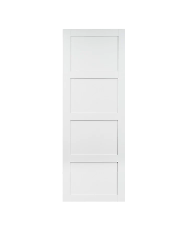 Internal Barn Doors 4P Shaker Prime BDRD13