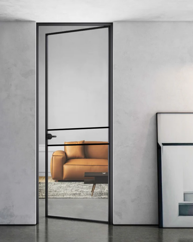 Slimline Single French Door with Door Jamb Clear Glass(SW31C)