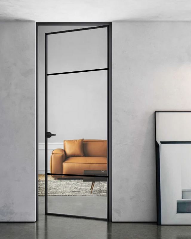 Slimline Single French Door with Door Jamb Clear Glass(SW33C)