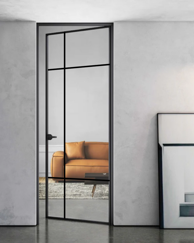 Slimline Single French Door with Door Jamb Clear Glass(SW34C)