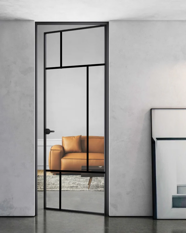 Slimline Single French Door with Door Jamb Clear Glass(SW35C)