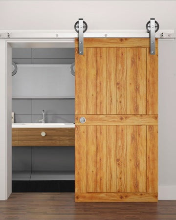 Stain Nickel Steel Side Mount Large S09