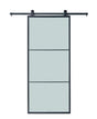 Steel Glass Barn Door (BDS07)