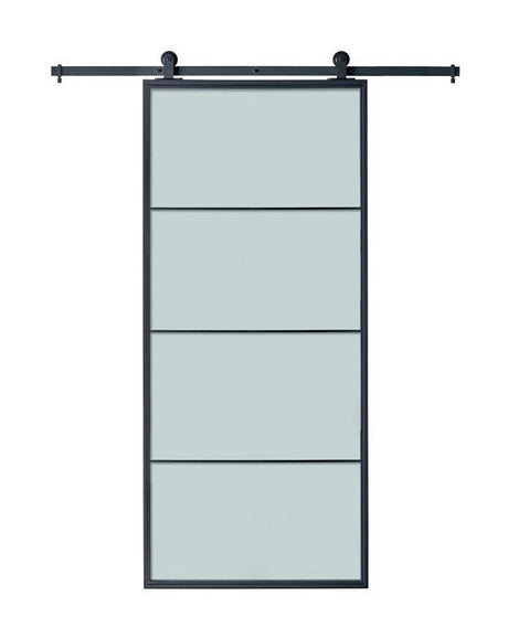 Steel Glass Barn Door (BDS08)