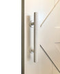 White Barn Door Handle W-S1W