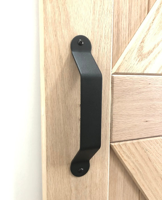 Black Sliding Barn Door Handle W-B7