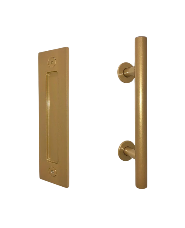Golden Barn Door Handle WS1Gold