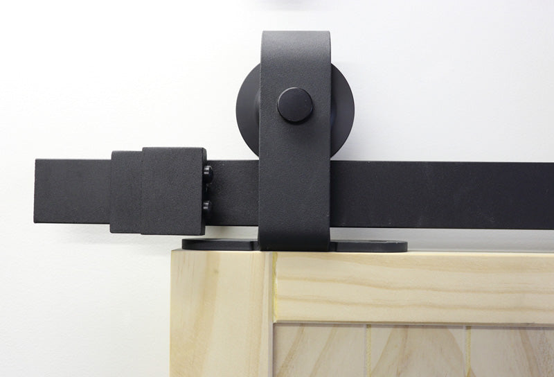 Top Mount No Joint Sliding Barn Door Hardware(B01)