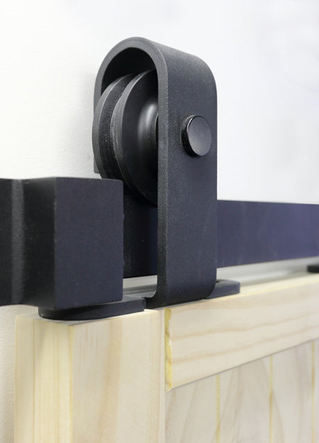 Top Mount No Joint Sliding Barn Door Hardware(B01)