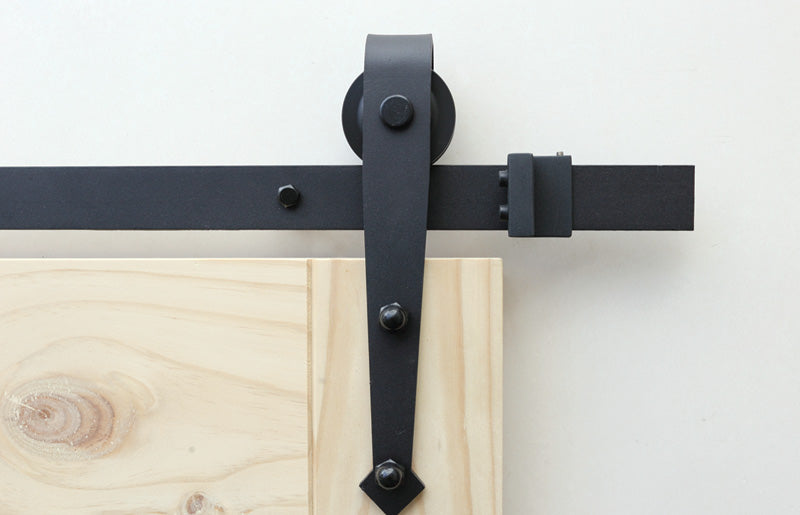 Arrow Side Mount No Joint Sliding Barn Door Hardware(B06)