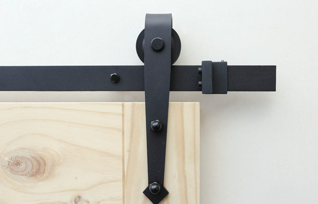 Arrow Side Mount No Joint Sliding Barn Door Hardware(B06)