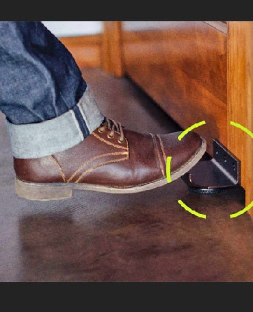 Foot Operated Door Opener Black
