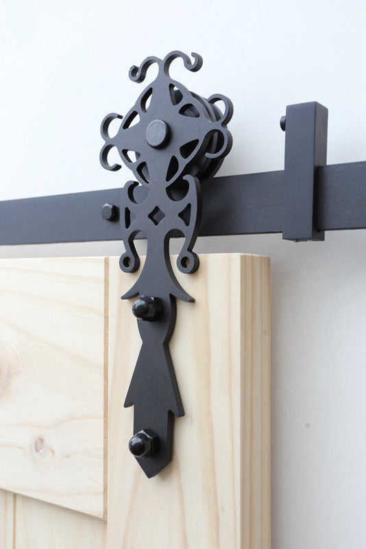 Plum Flower Barn Door Hardware M07