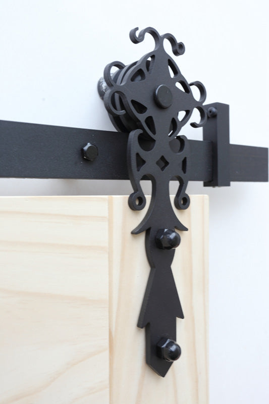 Plum Flower Barn Door Hardware M07