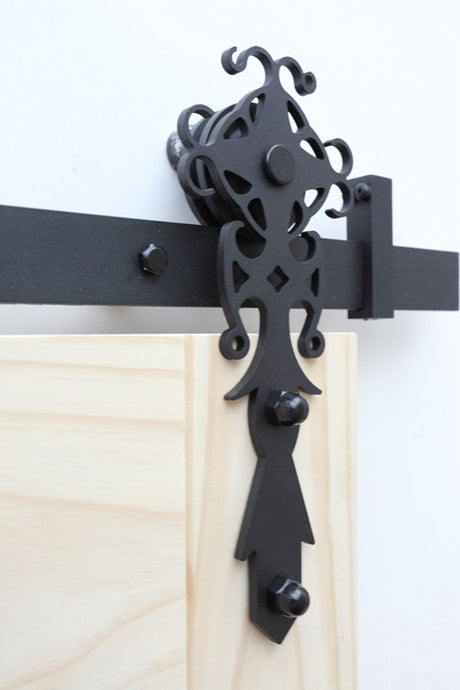 Plum Flower Barn Door Hardware M07