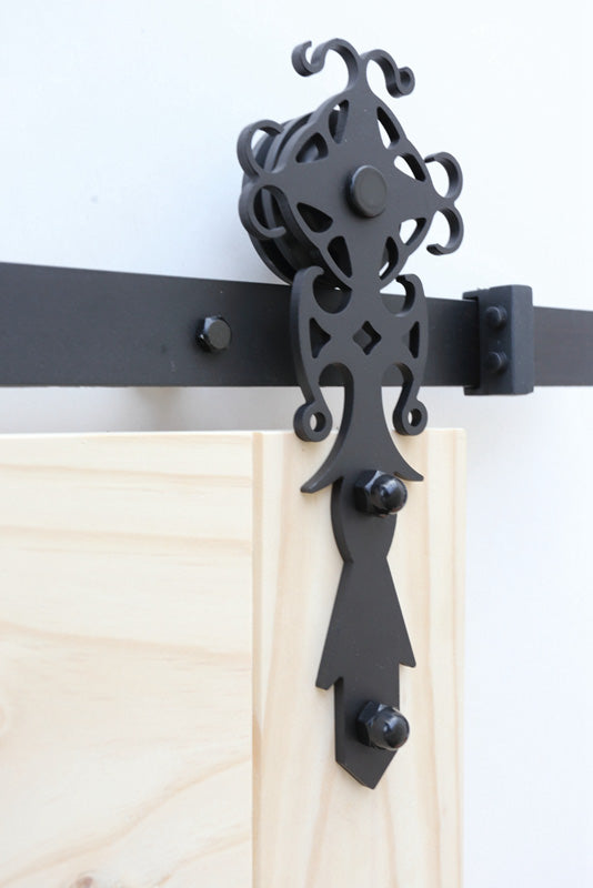 Plum Flower Barn Door Hardware M07