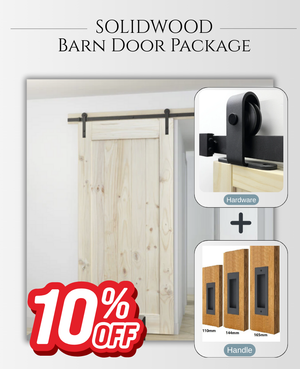 Solidwood Barn Door Package