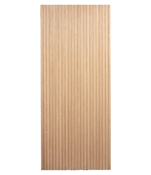 White Oak Vertical Wood Slat Barn Door (BDVS02)