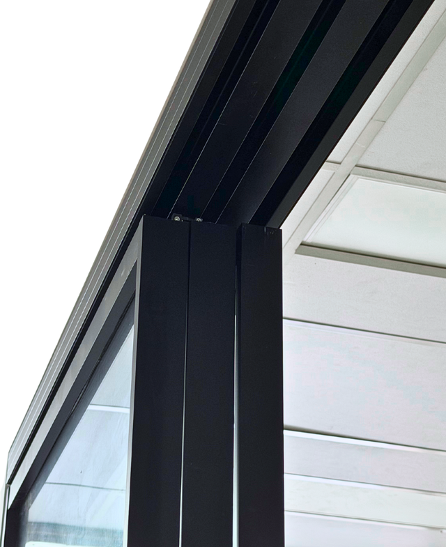 Slimline Sliding Glass Door Triple Doors 3 Panels Glass(Slimline-3D17C)