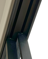 Slimline Sliding Glass Door Double Doors 3 Panel Glass (Slimline-2D17C)