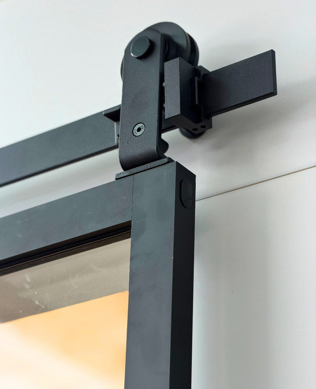 Clear Glass Bifold Barn Door (BDSBF10C)