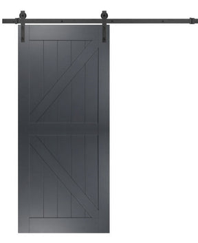 British Painted Black Barn Door (BD002BK)