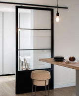Steel Glass Barn Door (BDS12)
