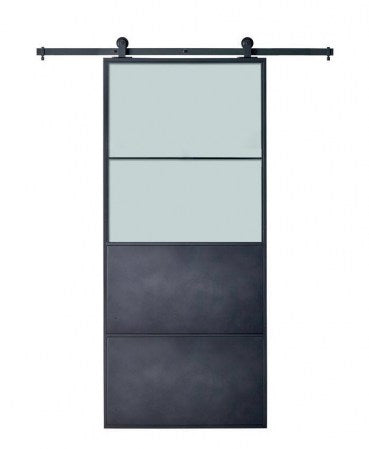 Steel Glass Barn Door  2400X720 (BDS09)